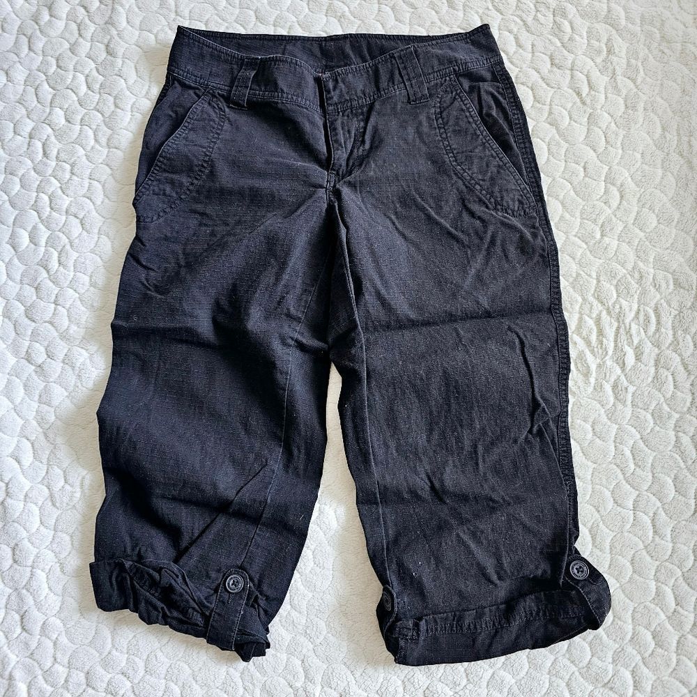The North Face crops cropped pants roll tab 100% cotton Y2K